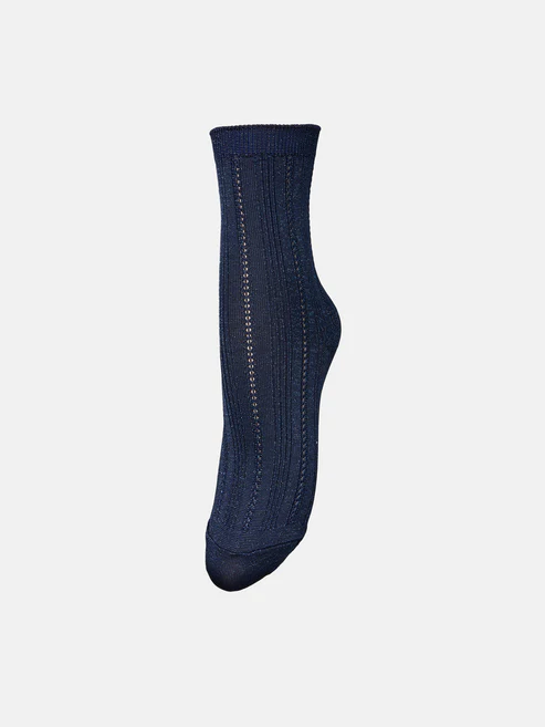 BECKSÖNDERGAARD Glitter Drake Sock Dress Blue