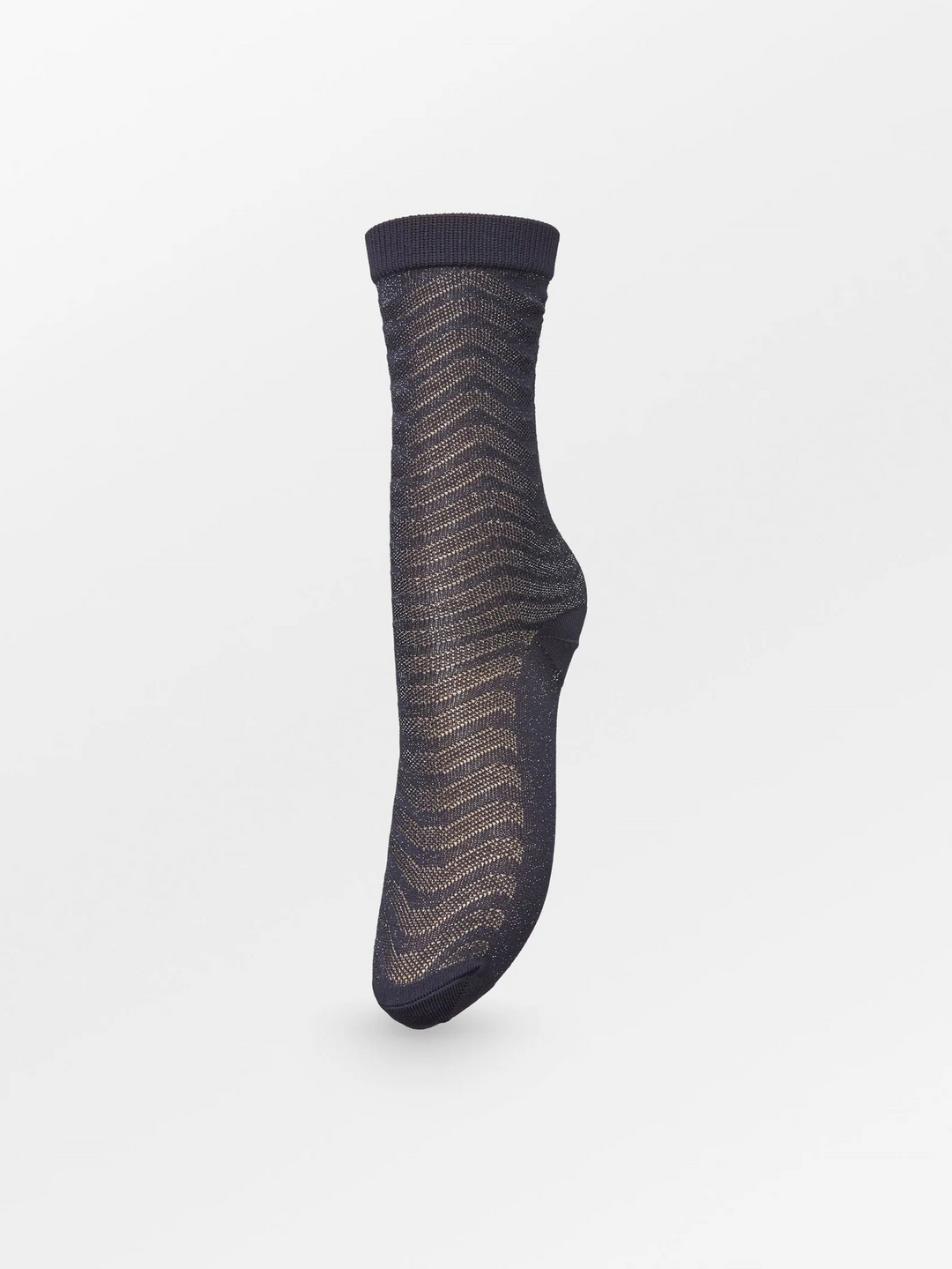 BECKSÖNDERGAARD Mina Glitter Sock Navy Blazer