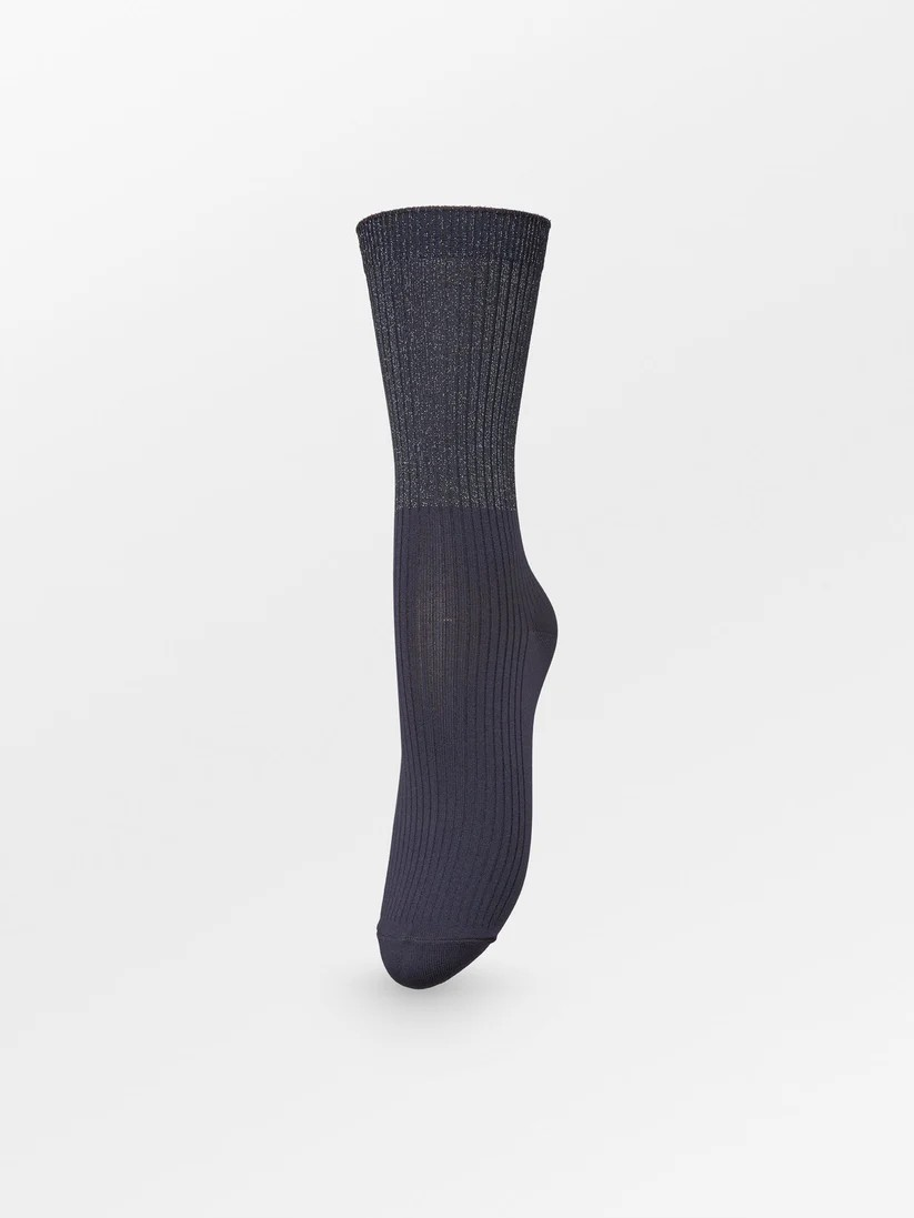 BECKSÖNDERGAARD Grady Glitter Sock Navy Blazer