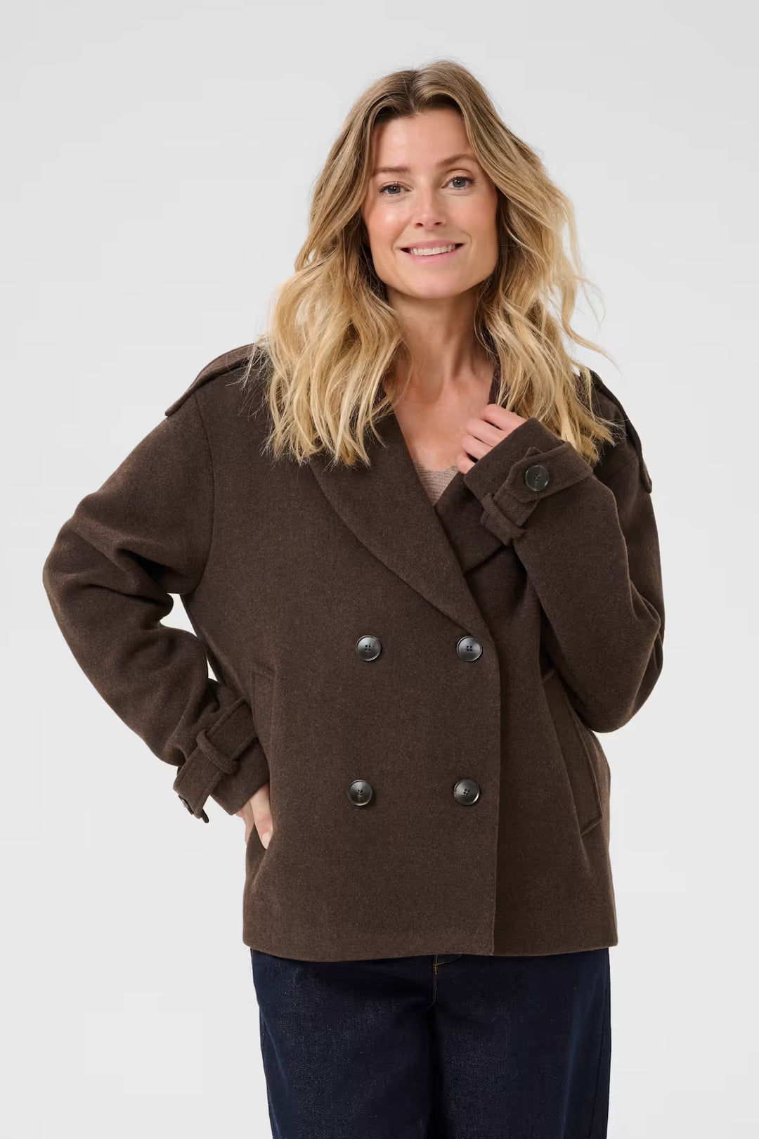 CREAM CRJeamey Short Coat Java