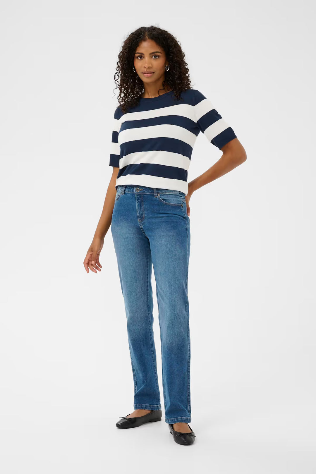 KAFFE KAMaris Reg Fit Jeans Medium Blue Denim