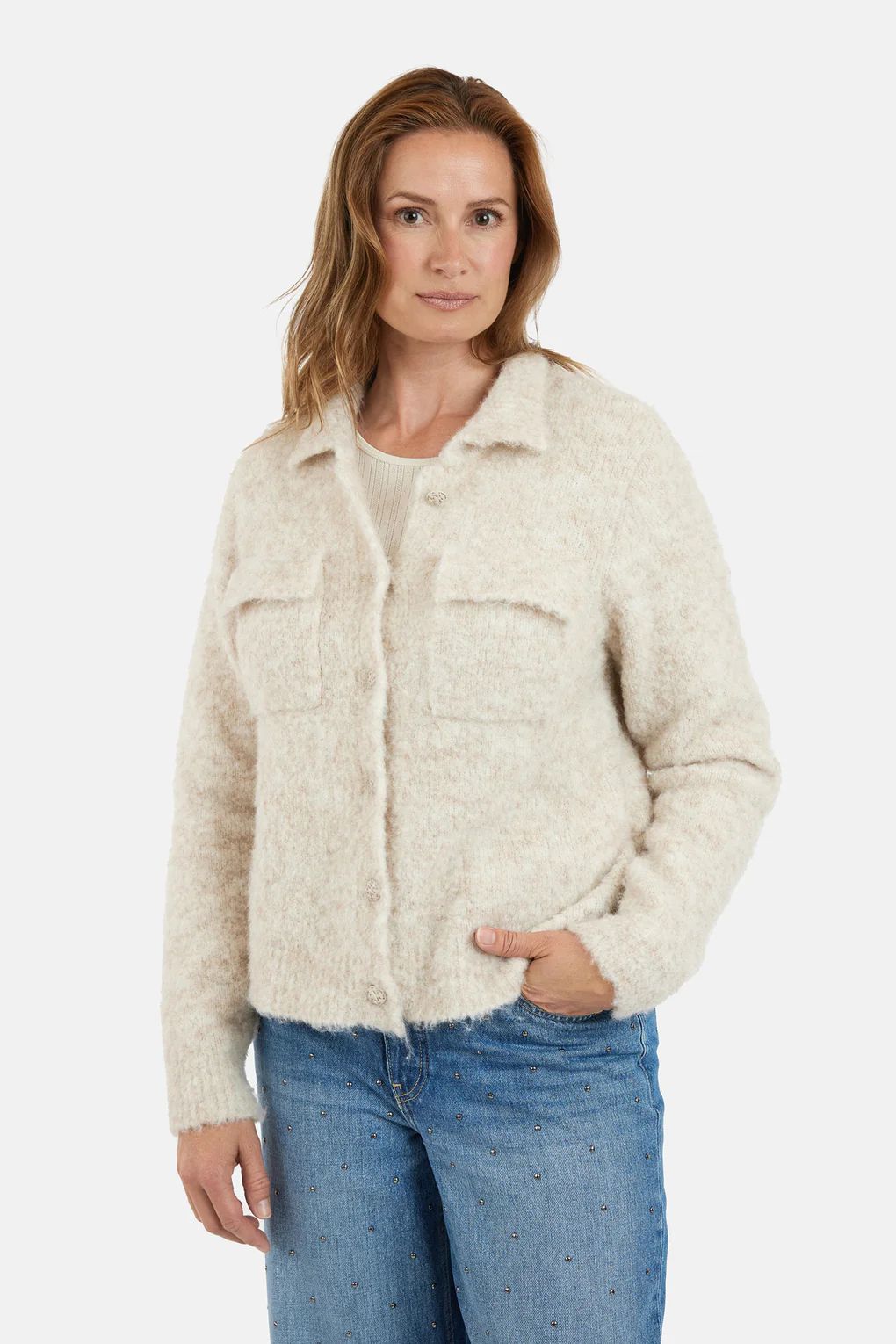 B.COPENHAGEN Cardigan 0031 Beige
