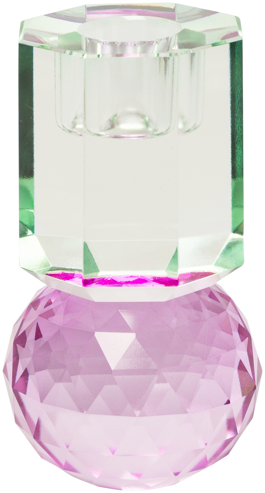 C’EST BON Krystallysholder Lys Mint/Violet