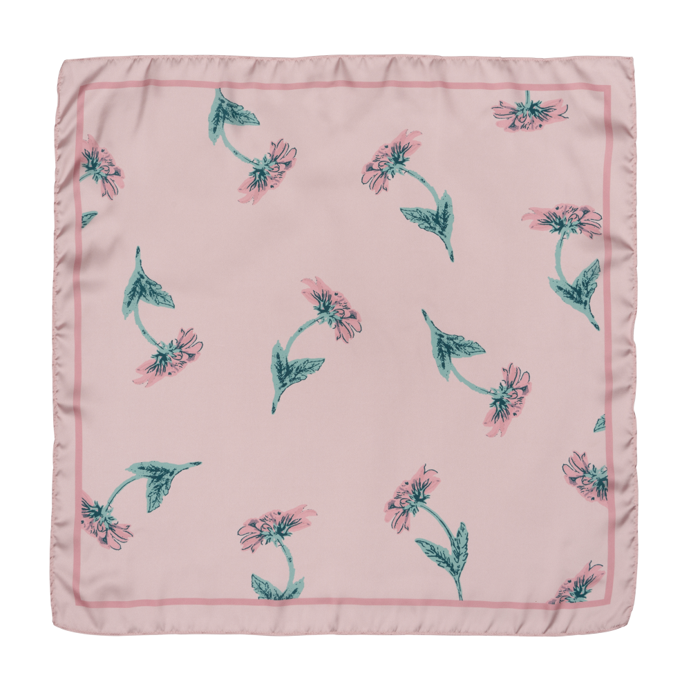 SUI AVA Mari Bloom Scarf Rose