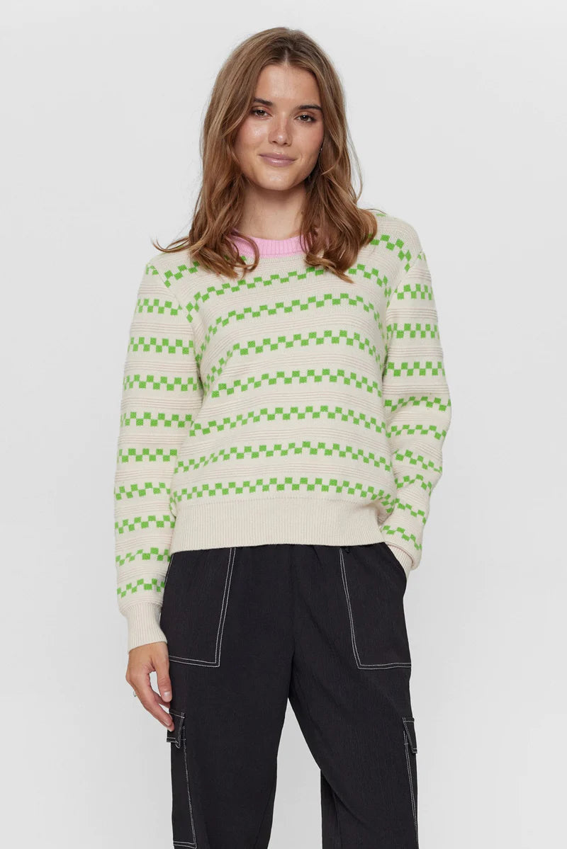 Nümph Nutate pullover 4099 greenery