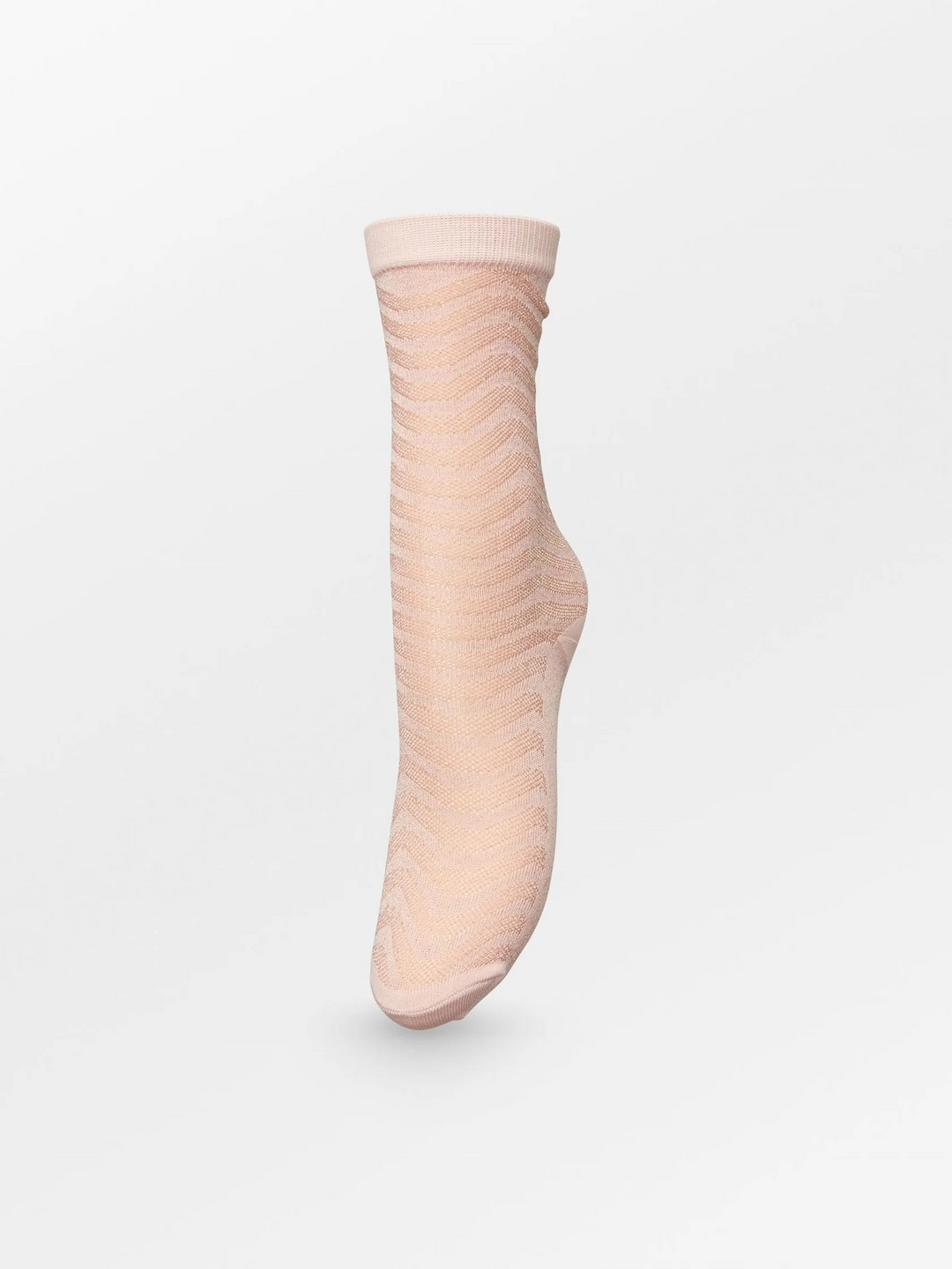 BECKSÖNDERGAARD Mina Glitter Sock Cameo Rose