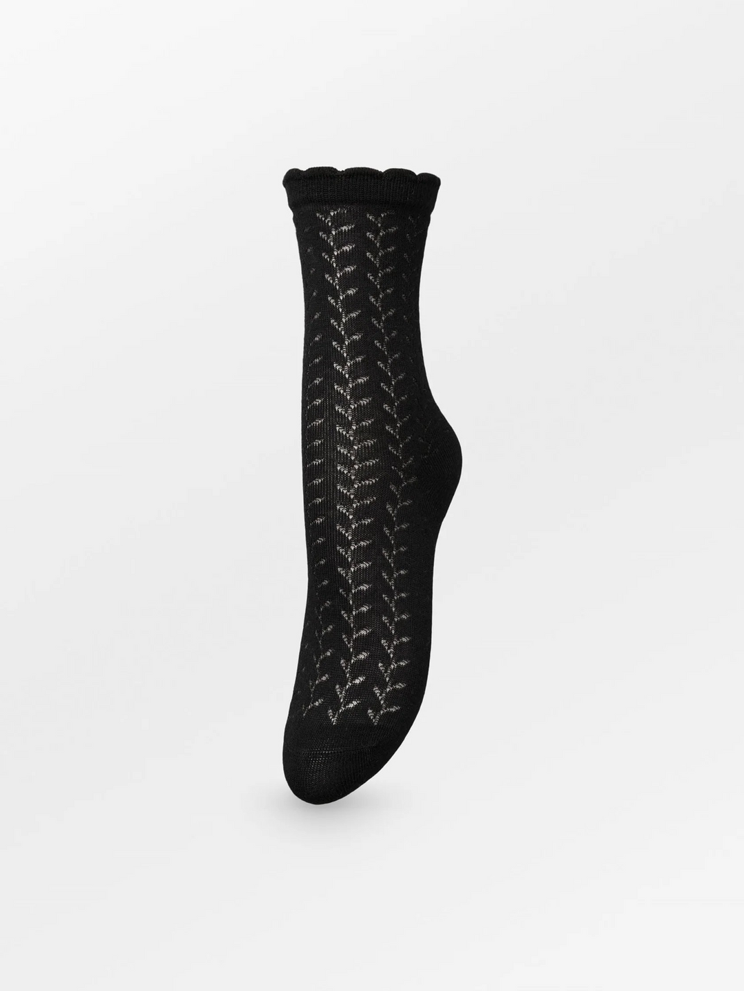 BECKSÖNDERGAARD Leofa Cotta Sock Black
