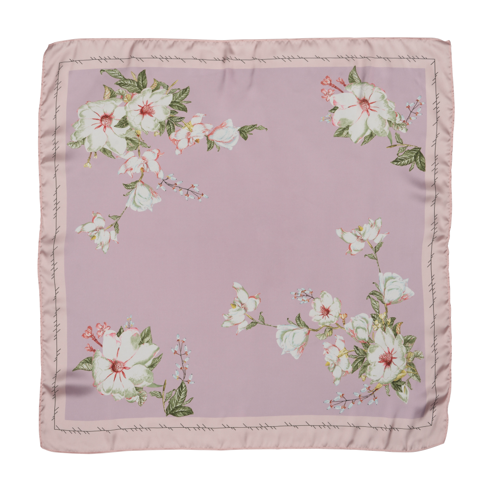 SUI AVA Mari Bloom Scarf Purple/Rose