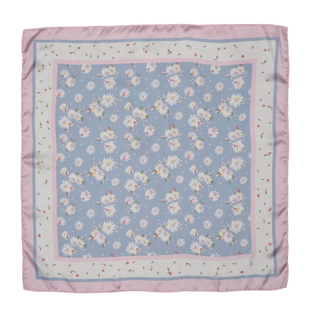 SUI AVA Mari Bloom Scarf Blue/Pink