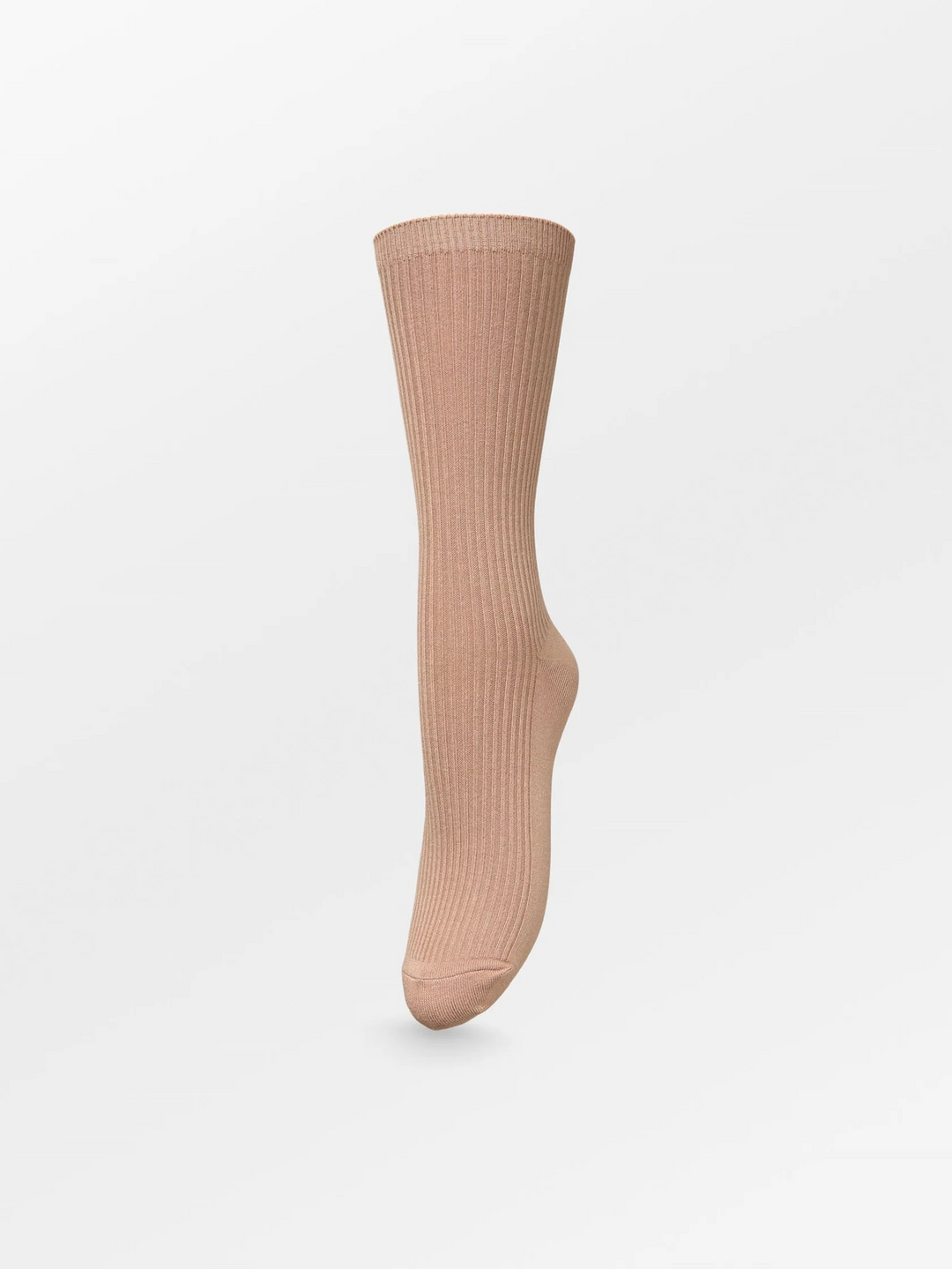 BECKSÖNDERGAARD Telma Solid Sock Praline Brown