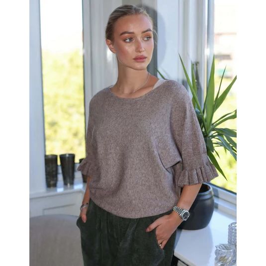 COPENHAGEN LUXE Highneck Shortsleeved Knit Frango