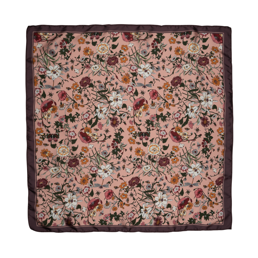SUI AVA Mari Fall Scarf Rose/Bordeaux