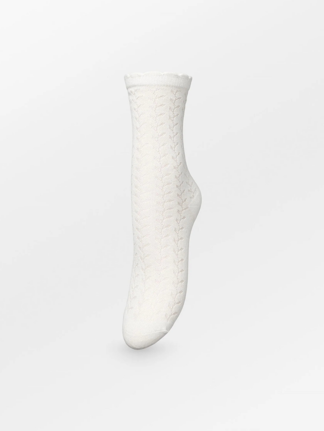 BECKSÖNDERGAARD Leofa Cotta Sock Birch White