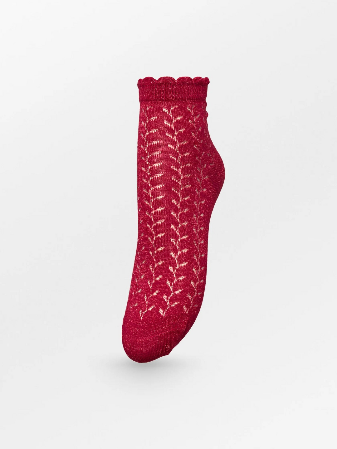 BECKSÖNDERGAARD Leomy Cotta Short Sock Earth Red