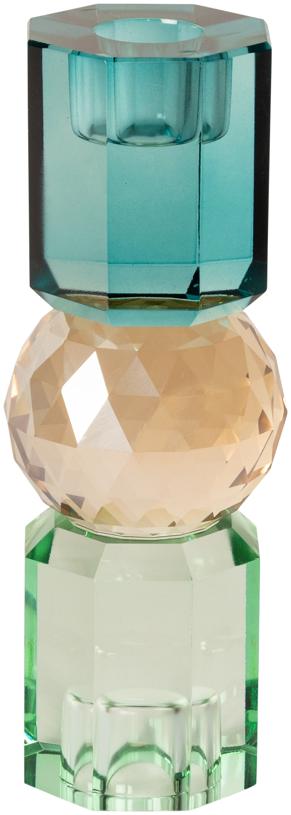 C’EST BON Krystallysholder Petrol/Sand/Lys Mint