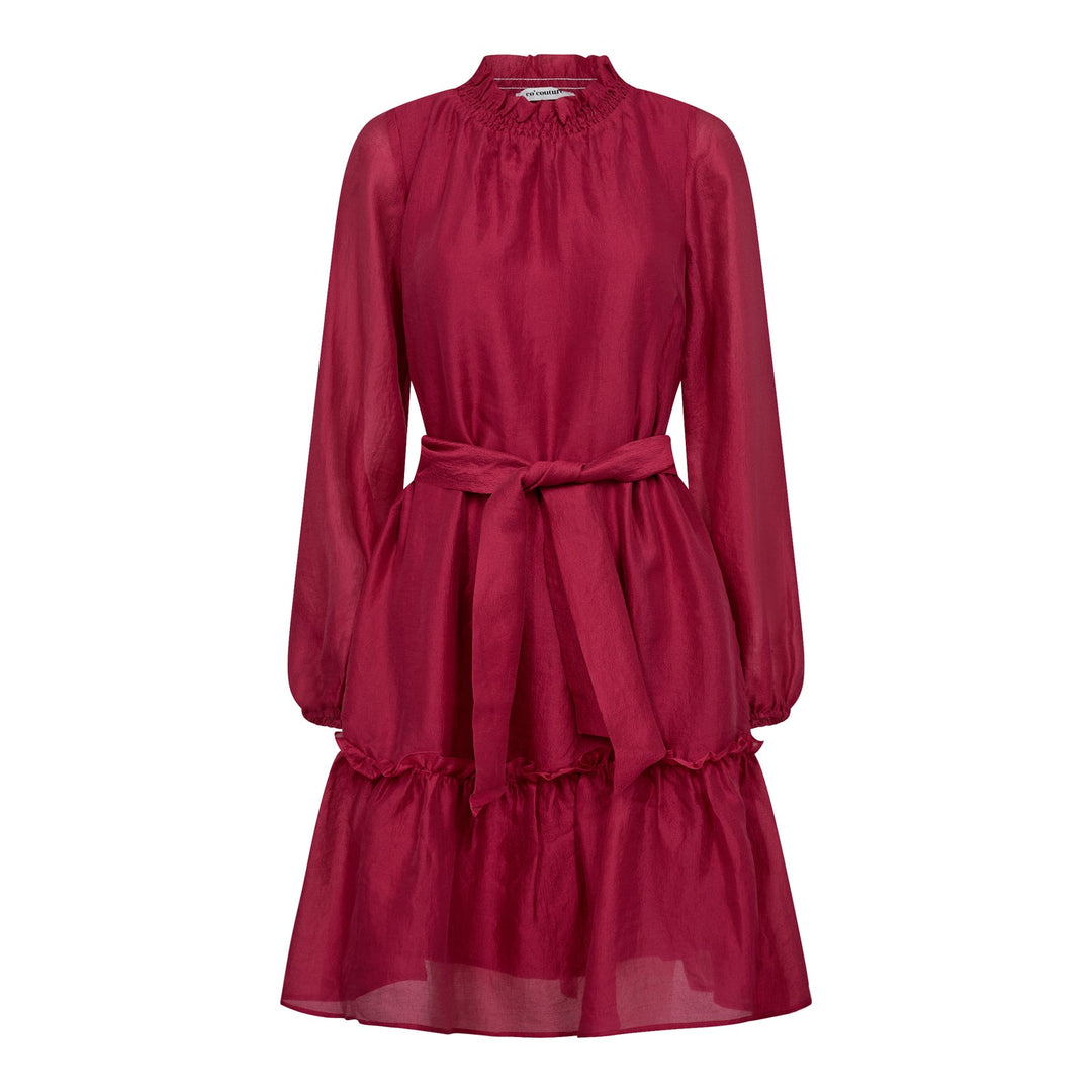 CO´COUTURE MoniqueCC LS Belt Dress Pink