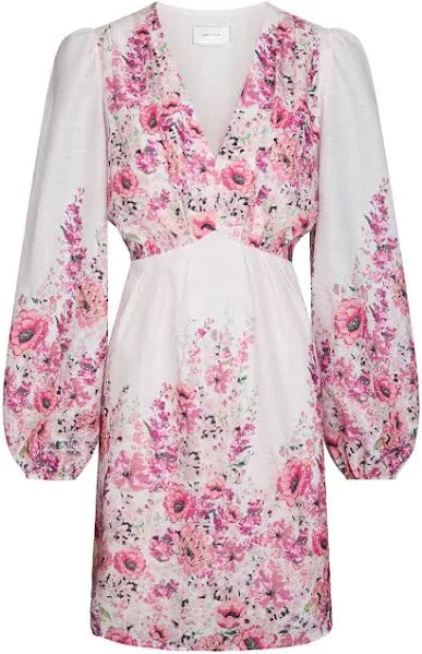 NEO NOIR Semila Flower Print Dress Rose
