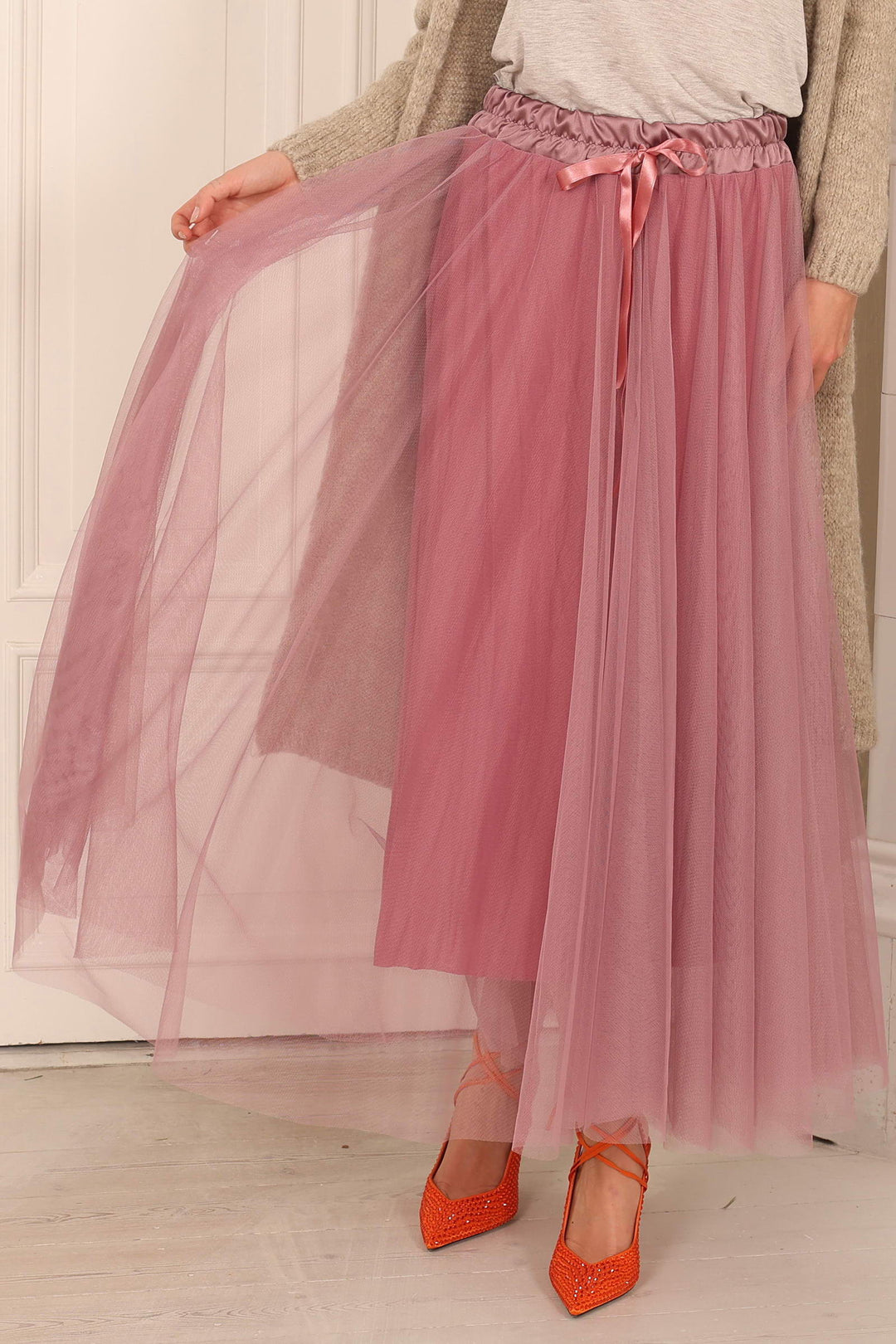 COPENHAGEN LUXE Tulle Skirt Antique Rose