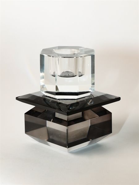 C’EST BON Krystallysholder, Clear/Smoke