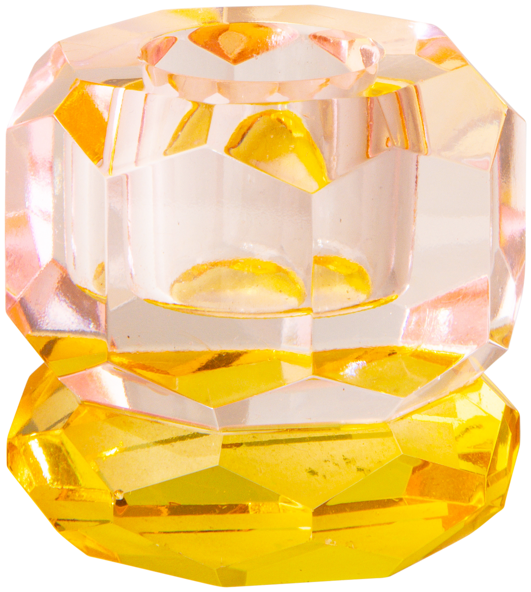 C’EST BON Krystallysholder Gul/Rosa