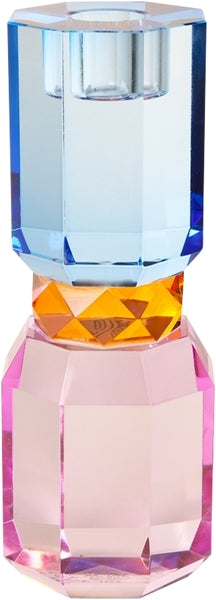 C’EST BON Crystal Holder, Violet/Amber/Cobalt