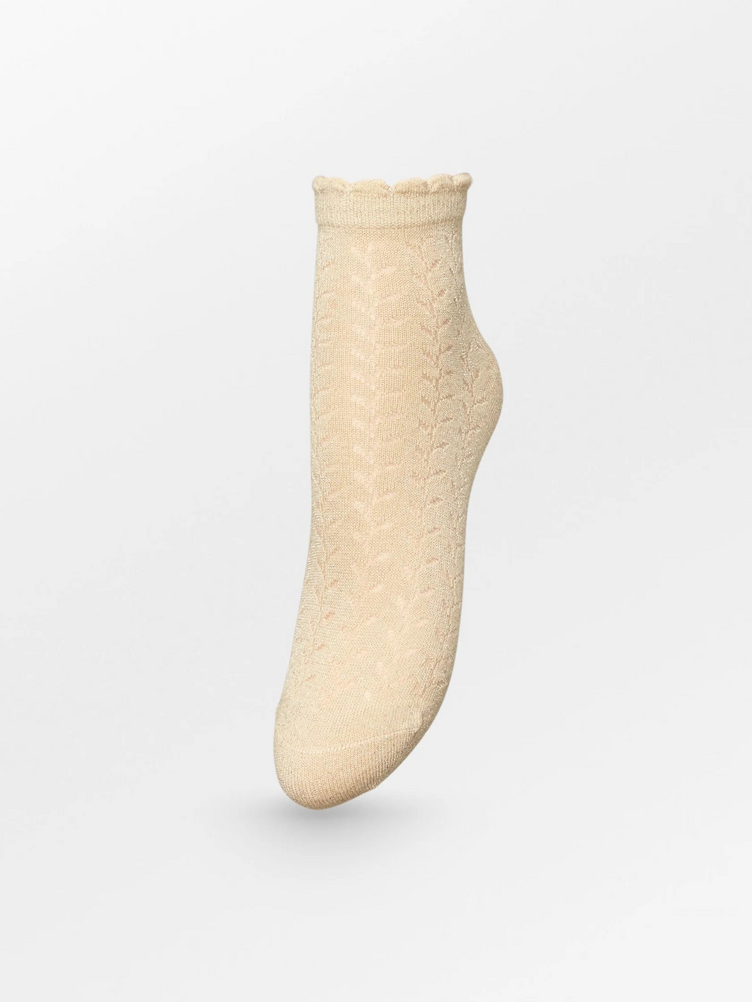 BECKSÖNDERGAARD Leomy Cotta Short Sock Sand Dollar
