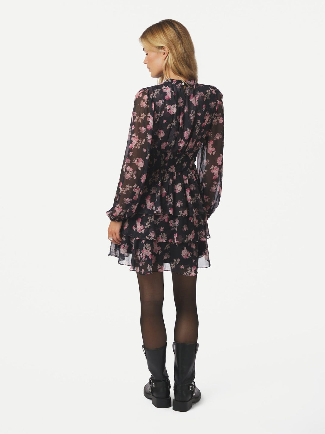 NEO NOIR Mio Marigold Dress Dark Navy