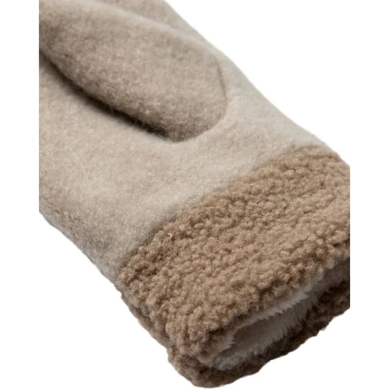 NÜMPH NUteddi Mittens Taupe Gray