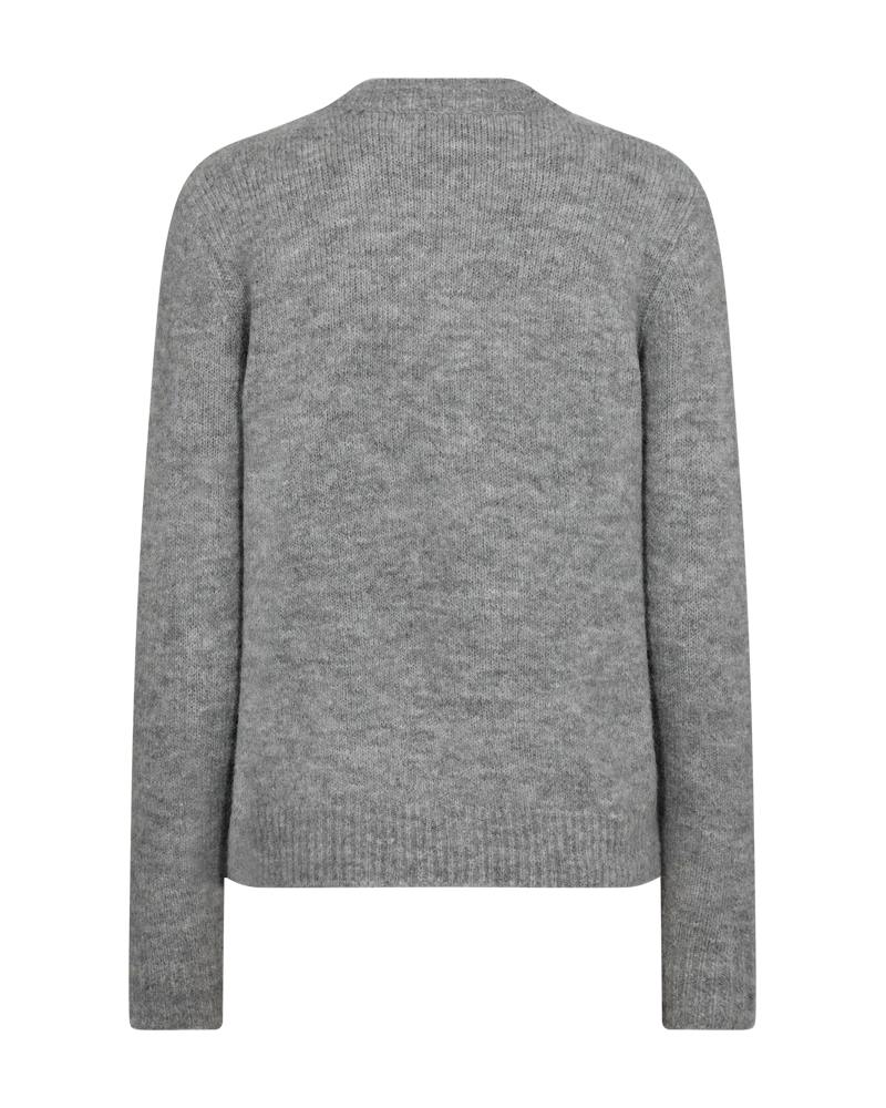 COPENHAGEN MUSE CMdiamond-Pullover Grey Melange