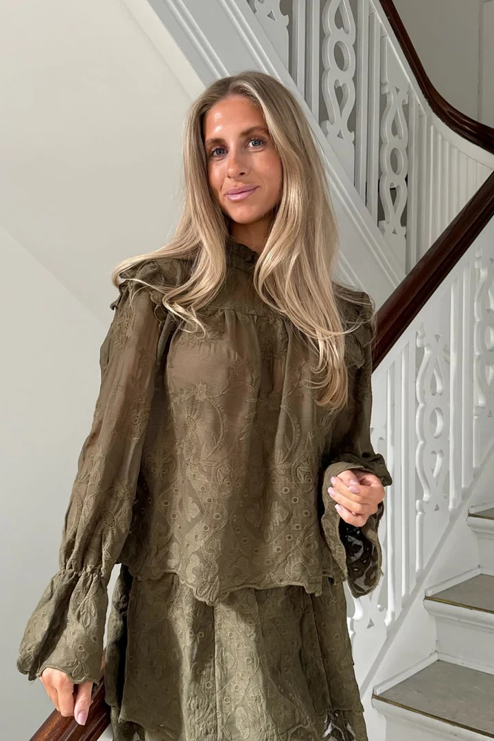 BYIC EllinorIC Lace Shirt Vintage Olive
