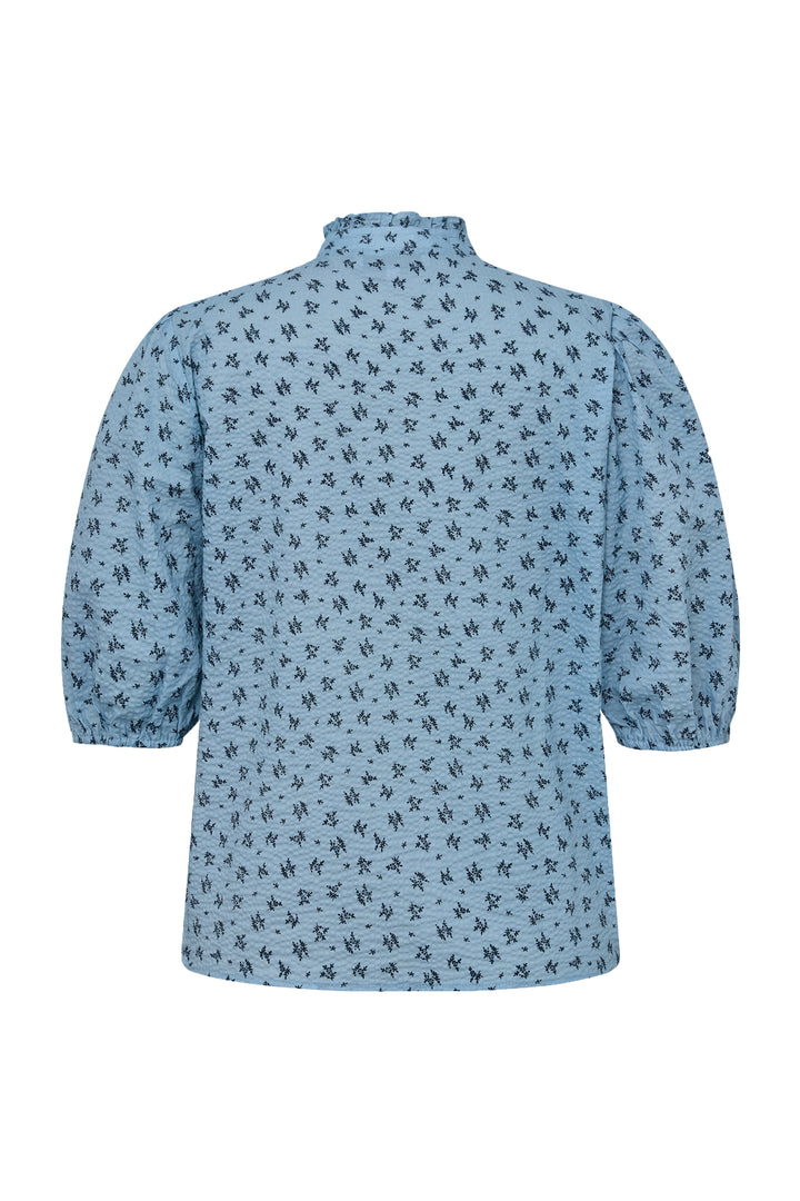 A-VIEW Tiffany Short Sleeve Shirt Blue/Navy