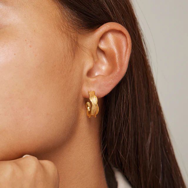ENAMEL COPENHAGEN Ane Small Hoops 925S/GP/M
