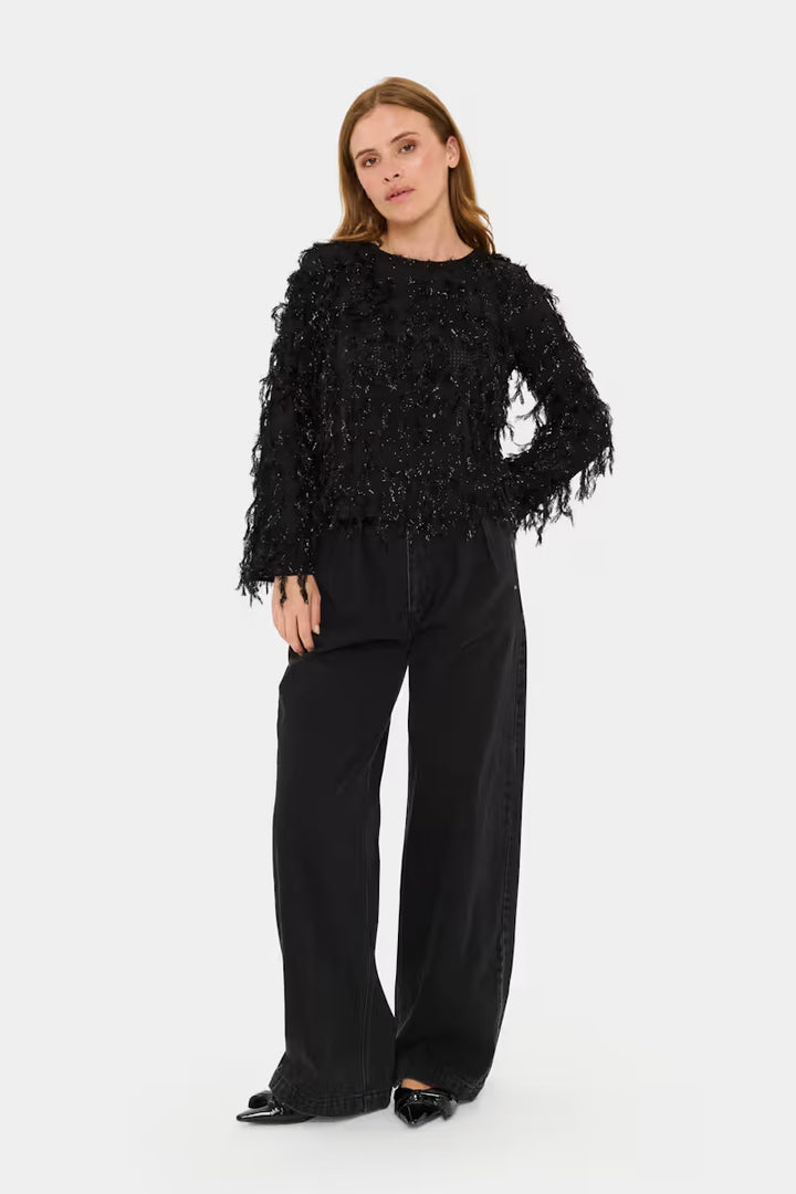 SAINT TROPEZ NinetteSZ Blouse Black