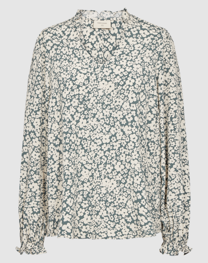 FREEQUENT FQAdney-Shirt Dark Forest w. Moonbeam