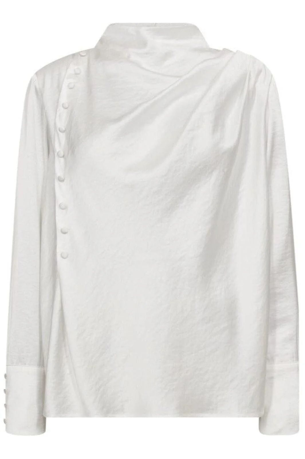 CO´COUTURE HelenCC Button Blouse White