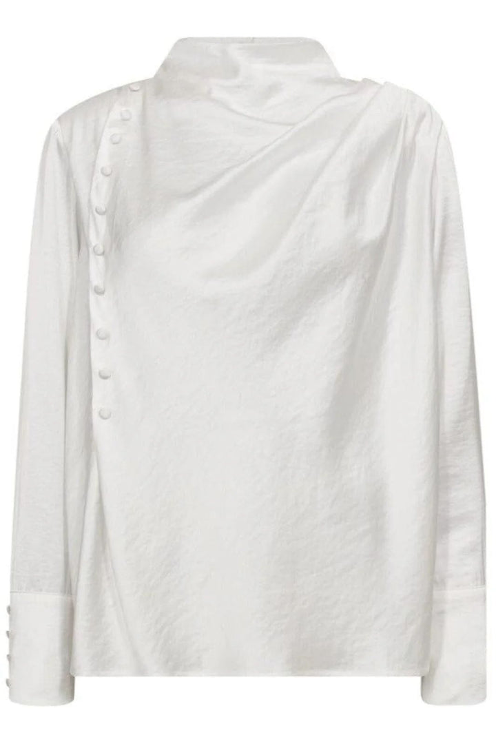 CO´COUTURE HelenCC Button Blouse White