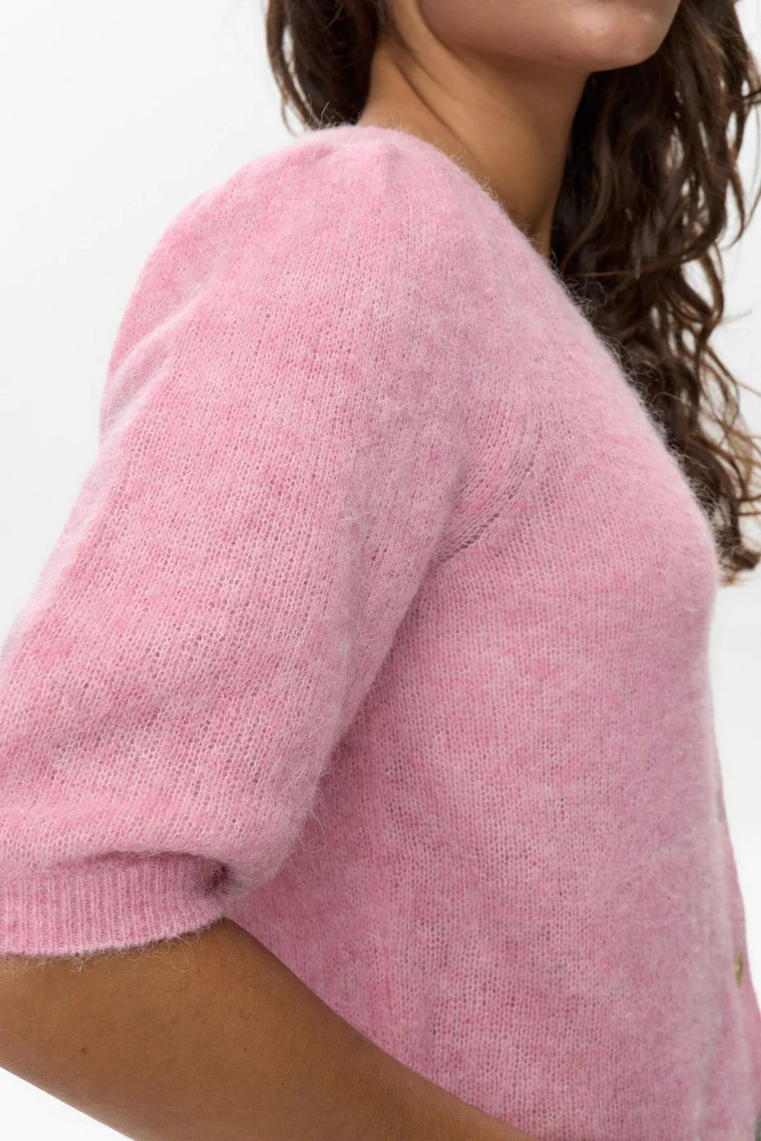 NÜMPH NULANA Cardigan Orchid Smoke