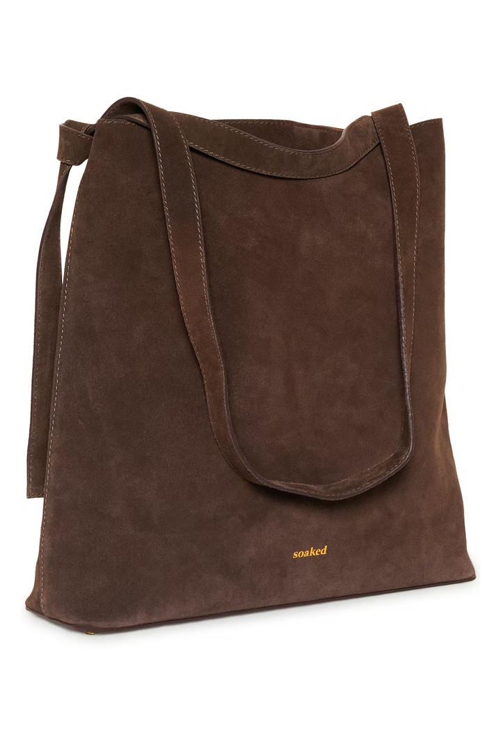 SOAKED IN LUXURY SLCalilje Suede bag Coffee Bean