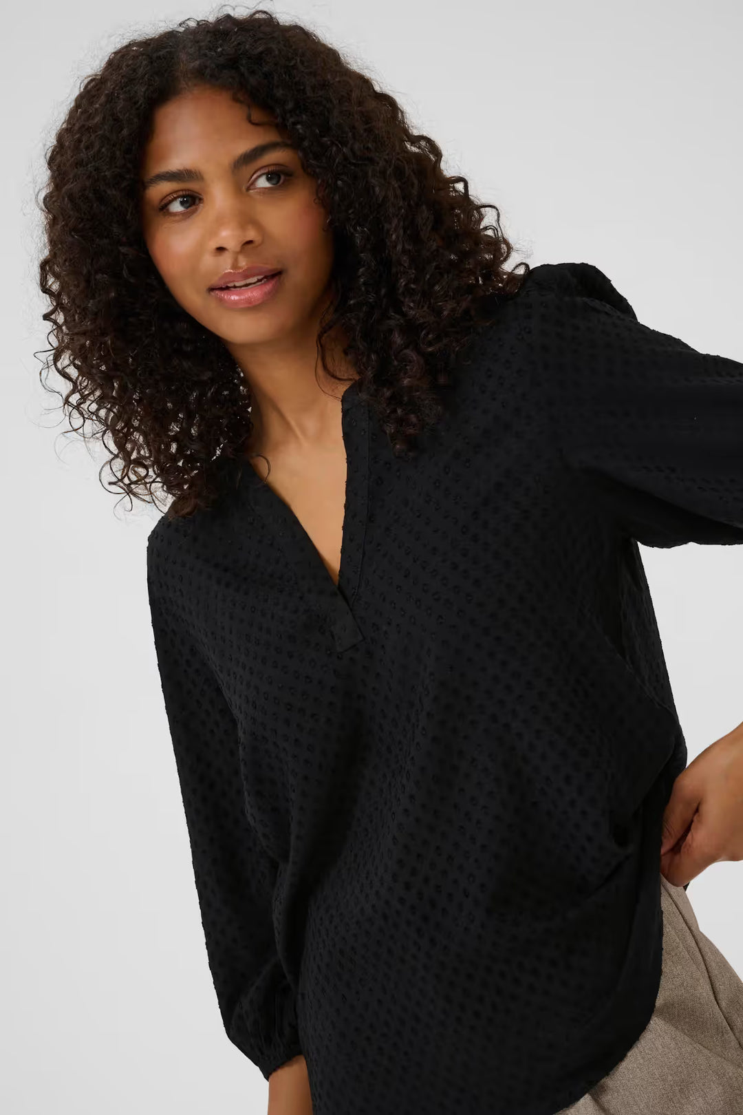 KAFFE KAannika Blouse Black Deep