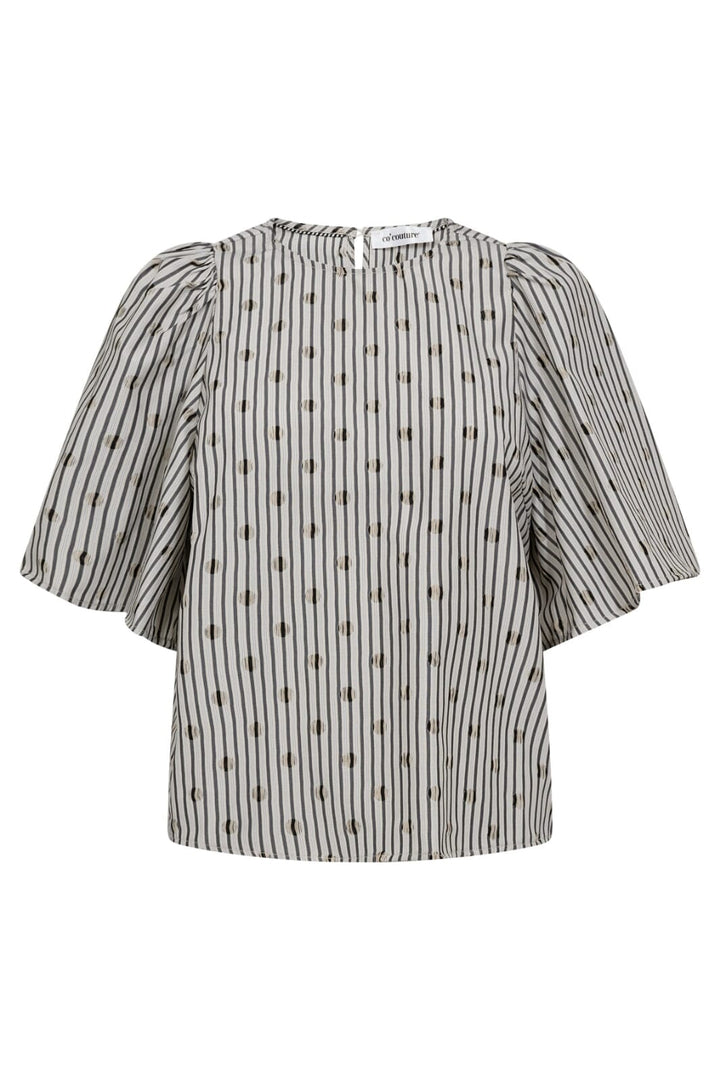 CO´COUTURE TrixieCC Dot Blouse Light Grey