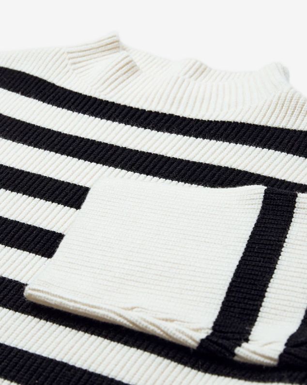 COPENHAGEN MUSE CMColin-Pullover Jet Stream W. Black