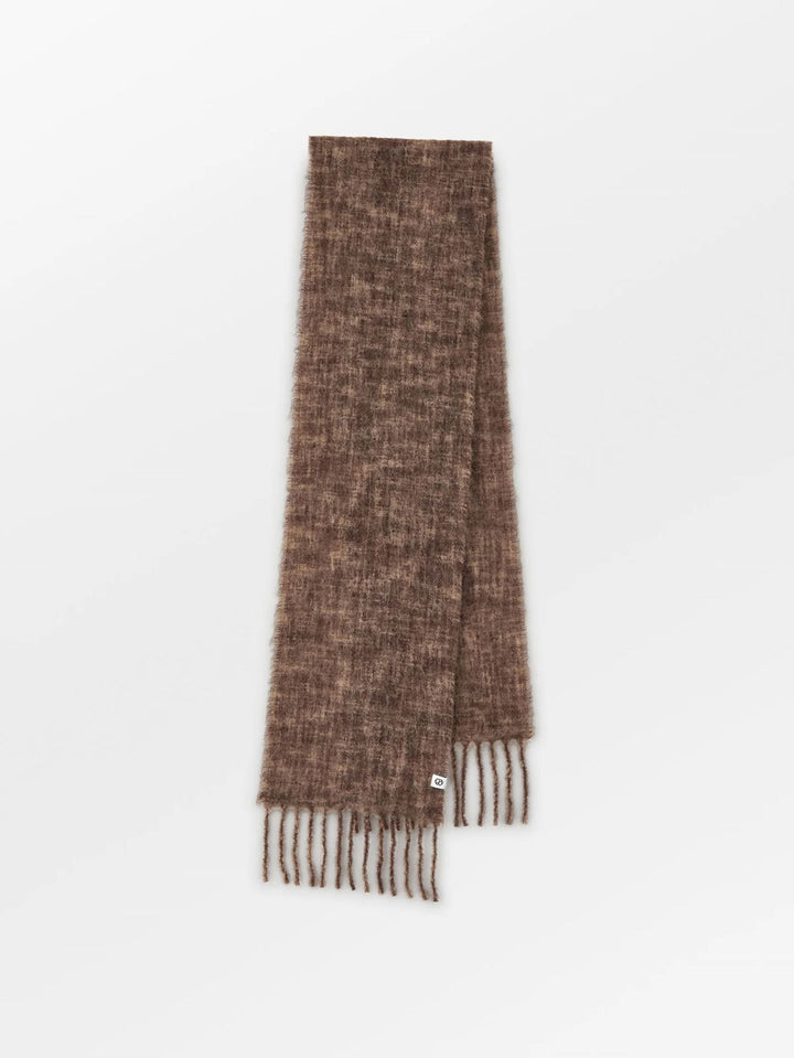 BECKSÖNDERGAARD Spacia Scarf Rain Drum Brown