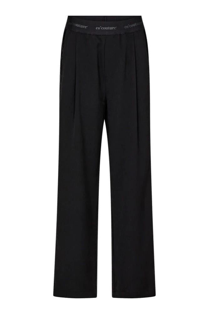 CO´COUTURE AminaCC Logo Shimmer Pant Black