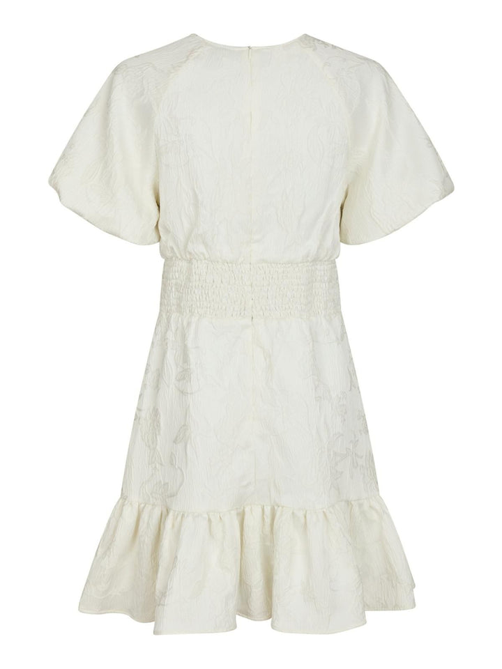 NEO NOIR Sulli Jacquard Dress Creme