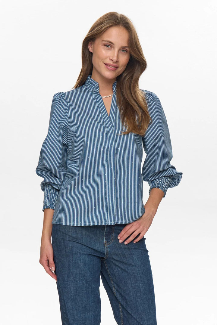 NÜMPH NUEMILIE SHIRT Medium Blue Denim