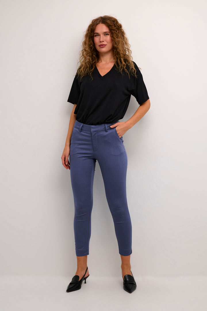 KAFFE KAlea Chino Pant Blue Indigo