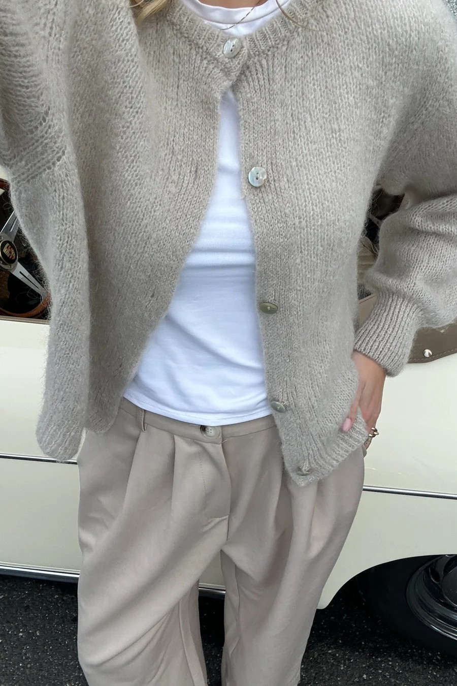 BYIC IdaIC Cardigan Beige