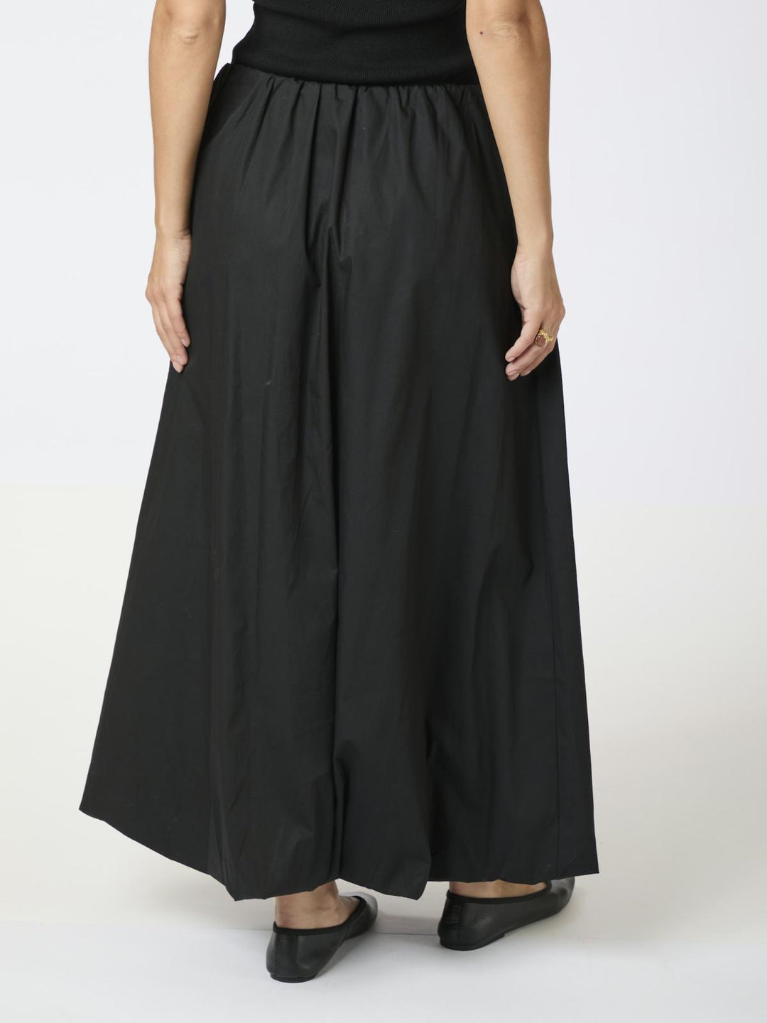 NEO NOIR Ober Long Balloon Skirt Black