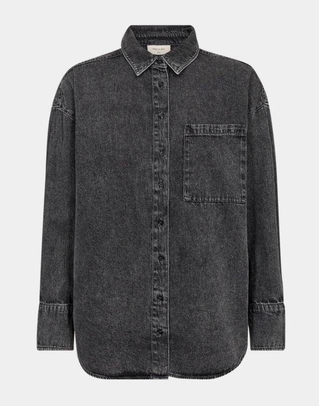 FREEQUENT FQLisea-Shirt Vintage Grey Denim