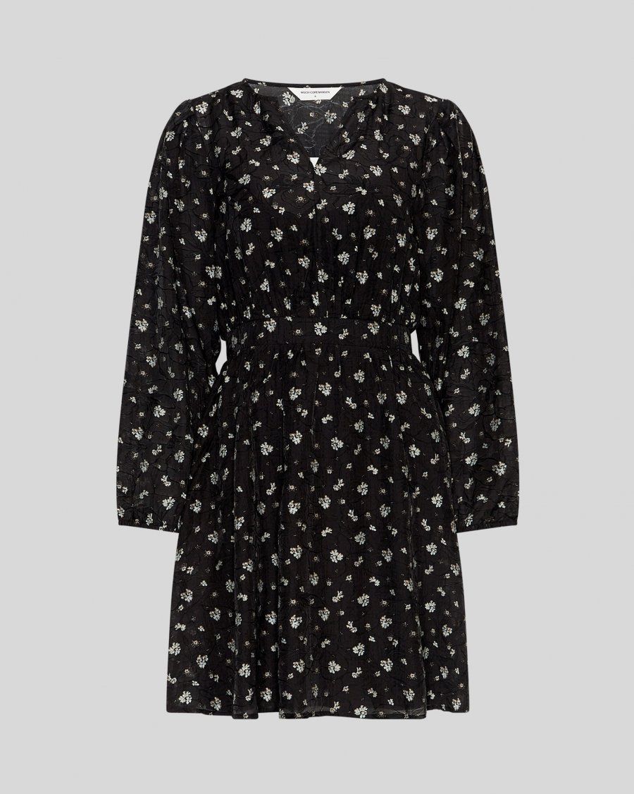 MSCH COPENHAGEN Nancy Dress AOP Egret Flower